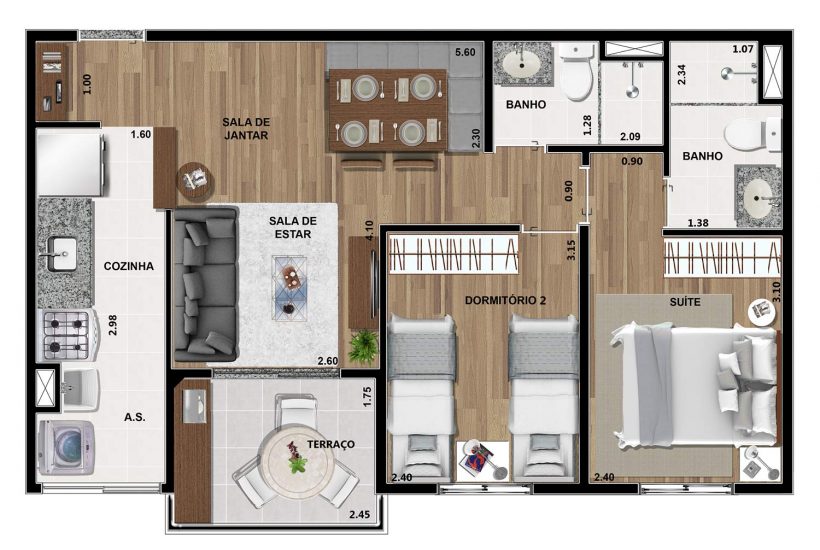 perspectiva_ilustrada_planta_terreo_2dorms._318cc