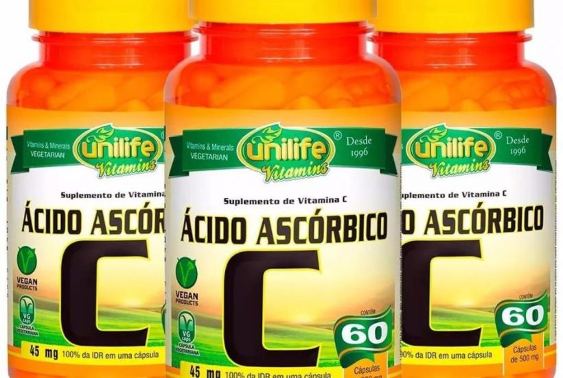 Ácido Ascórbico - Vitamina C em Cápsulas