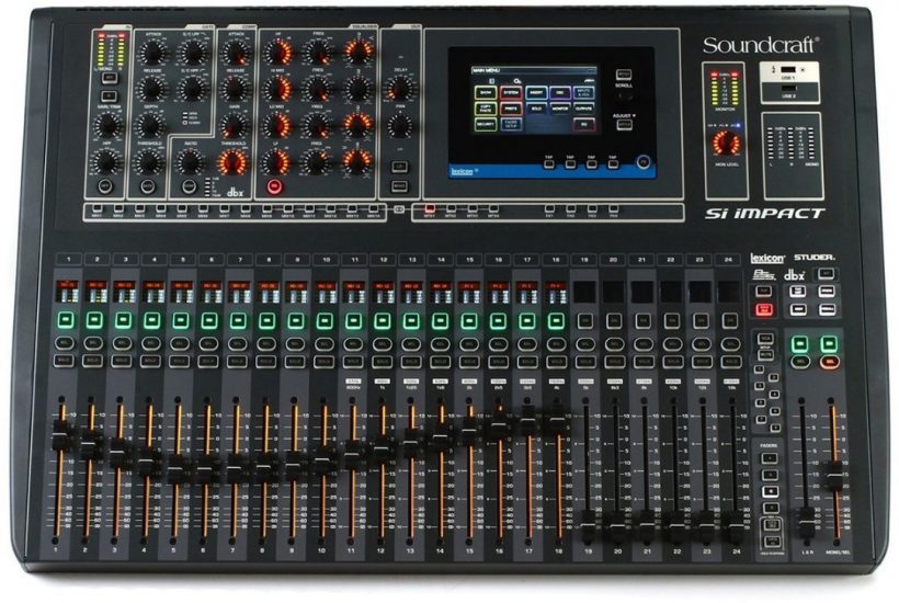 Mixer SI IMPACT AZUL Soundcraft 03 Mixer SI IMPACT AZUL Soundcraft 03