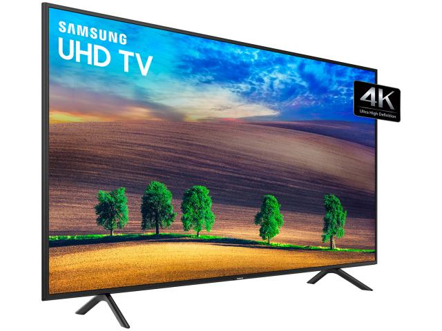Smart TV 4K LED 55” Samsung NU7100 Wi-Fi HDR - Conversor Digital 3 HDMI 2 USB X