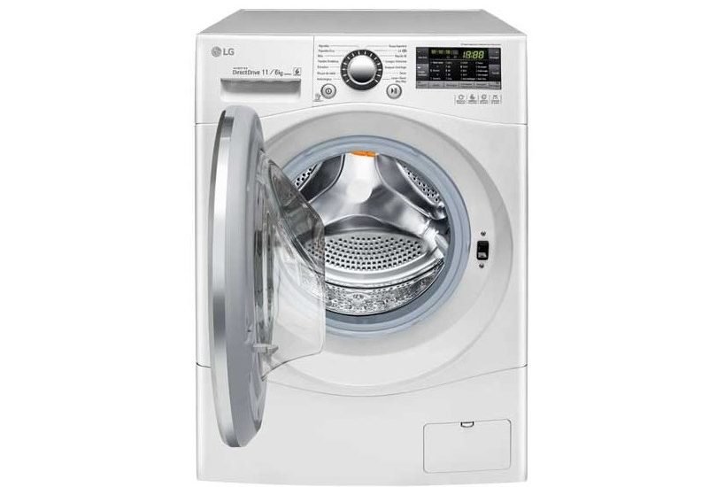 Lava e Seca LG 10,5Kg Branca Prime Direct - WD10WP6 14 Programas de Lavagem Lava e Seca LG 10,5Kg Branca Prime Direct - WD10WP6 14 Programas de Lavagem