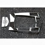 2 PCS styling Car inoxidável painel barracas de aço caixa de luz decorativa ajuste cobertura para acessórios Cadilac SRX
