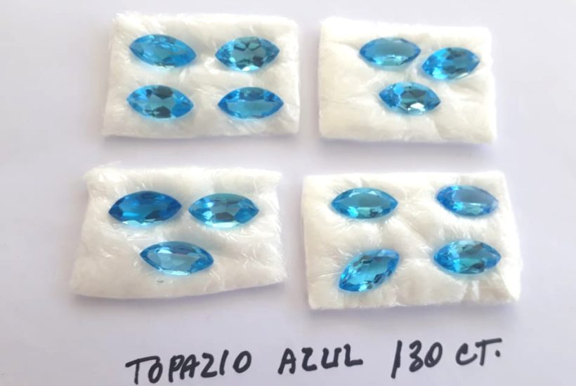 Pedras e minerais Topazio Azul