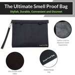 Saco à Prova de Odor À Prova de Odor Bolsa Ativa Perfumes Odor Eliminador de Carbono Forro de Dupla Camada de Velcro De Vedação 600D Recipiente À Prova D 'Água para Ervas Tubo