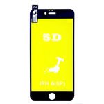 Película 5d Nano Gel Proteção Para Iphone 6 Plus E 6s Plus Celular Smartphone Preto