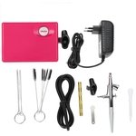 Mini Água injeção de oxigênio terapia máquina com Lavagem Airbrush Ferramenta Kit Red EU Plug