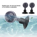 Bomba de aeração estável, bomba de aeração de aquário com difusor de oxigênio dissolvido superalto durável, fazer bolhas super minúsculas para tanque