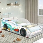 Mini Cama Carro Premium Branco