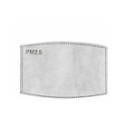 6 camadas de máscara de protecção para adultos Pads Máscara Máscara ativado máscara de Carbono Filtro
