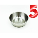 Kit 5 Cubas Inox 12cm Assepsia Odonto Cirúrgica Hospitalar