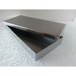Kit 3 Caixas Aço Inox 18x08x2cm Dentista Medico Hospitalar