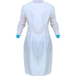 Kit 10 Jaleco Avental Impermeável Cirúrgico Hospitalar Descartável Manga Longa 50grs Aprovado ANVISA e ABNT Emcompre
