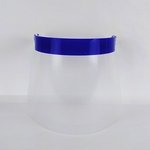 Viseira EPI Protetor Facial Mascara Hospitalar Acrílico Azul
