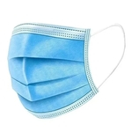 Kit 50 Máscaras De Proteção Descartável Hospitalar 3 Camadas