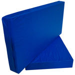 Capa Para Colchão Solteiro Hospitalar Impermeável Azul Com Ziper - 0.88x1.88x0.14