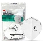 KIT 10 Máscaras Hospitalar 9920H PFF2 3M para proteção ENVIO JÁ RISCO BIOLOGICO HOSPITALAR