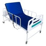 Cama Hospitalar Motorizada 2 Movimentos Semi-Luxo + Colchão