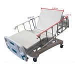 Cama Hospitalar 8 Movimentos com Grades Basculantes